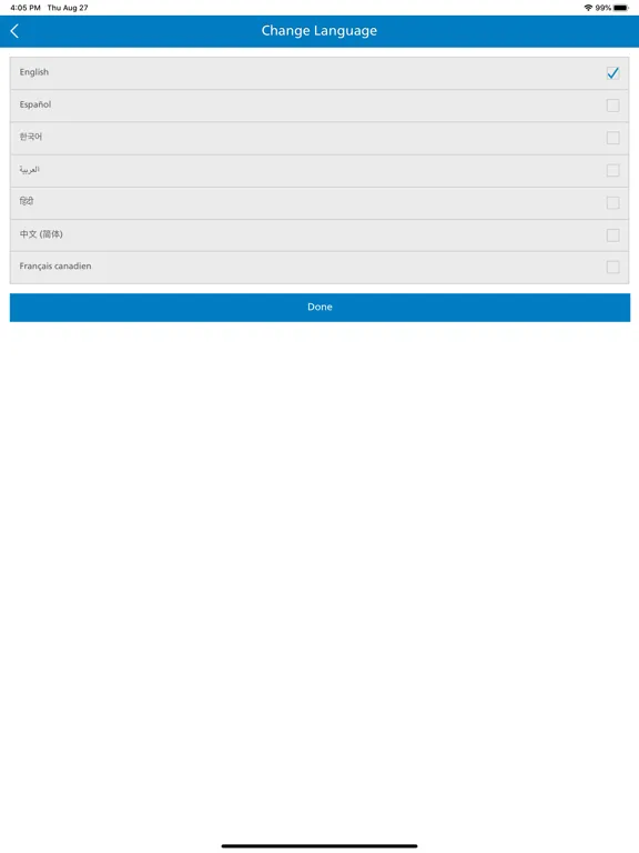 Zrzuty ekranu MetLife Worldwide Benefits iPad 