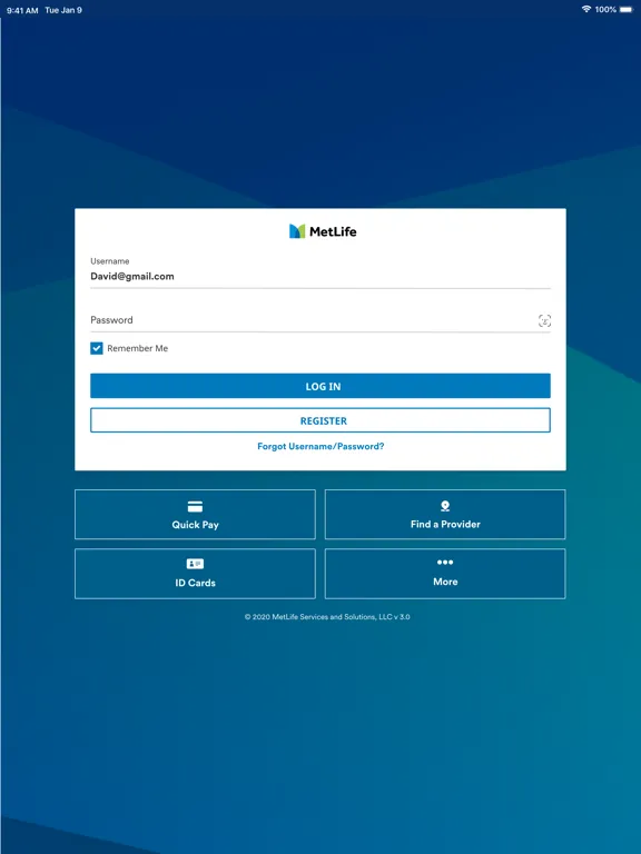 MetLife US App iPad  Ekran Görüntüleri
