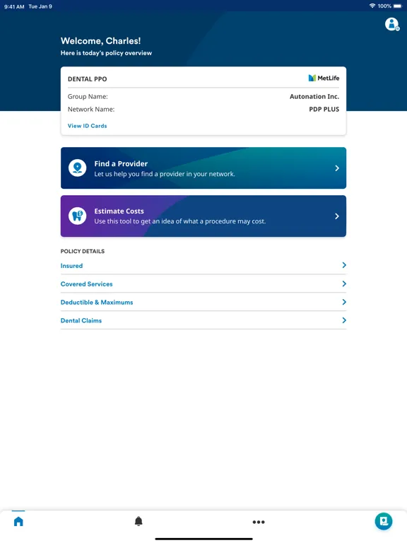 MetLife US App iPad  Ekran Görüntüleri