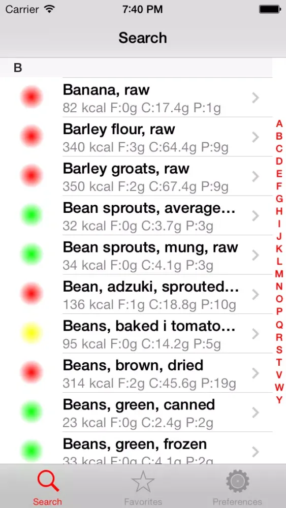 Diet Signal - LCHF/ketogenic/low carb food guide Screenshots