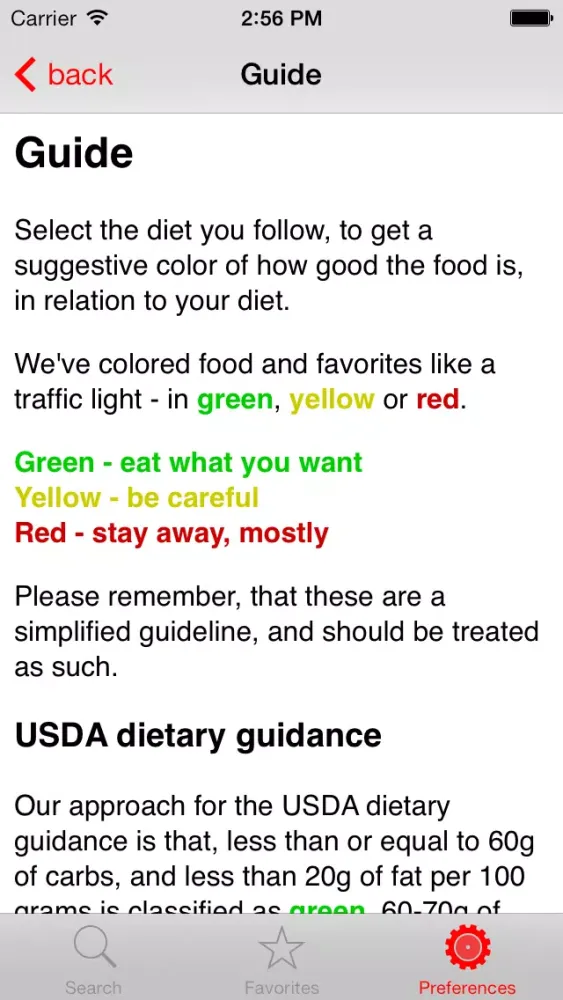 Diet Signal - LCHF/ketogenic/low carb food guide Screenshots