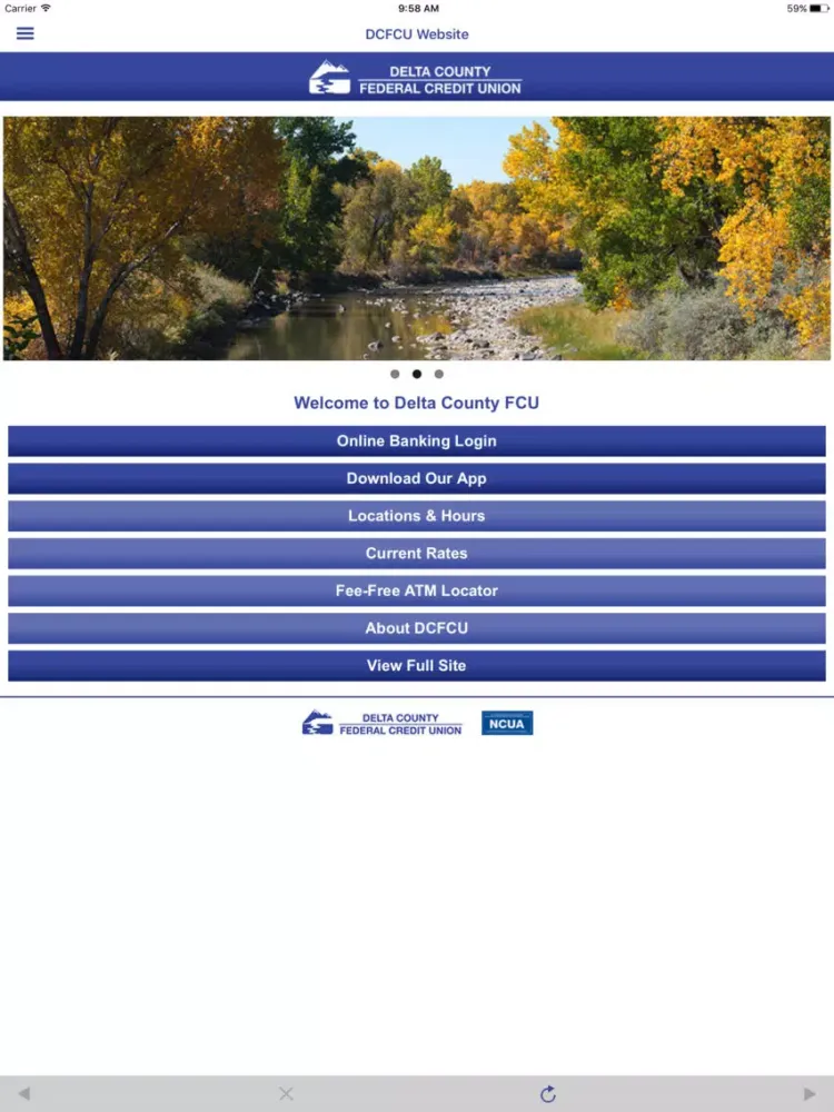 Delta County FCU iPad  স্ক্রিনশট