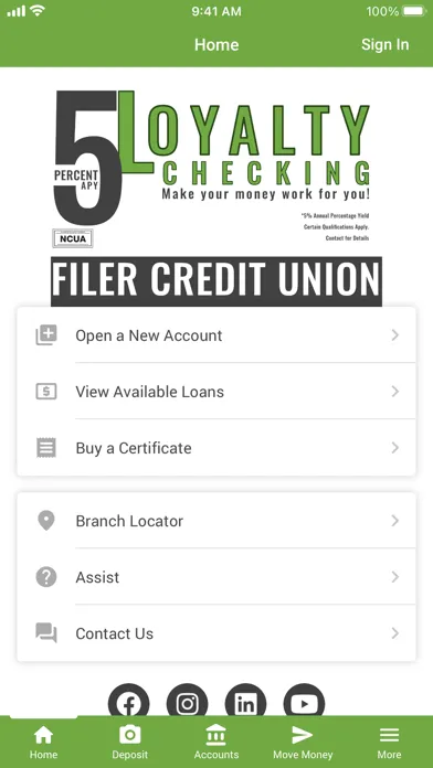 Filer Credit Union স্ক্রিনশট