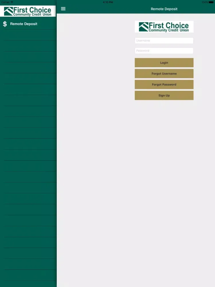 First Choice Community Credit Union iPad  স্ক্রিনশট
