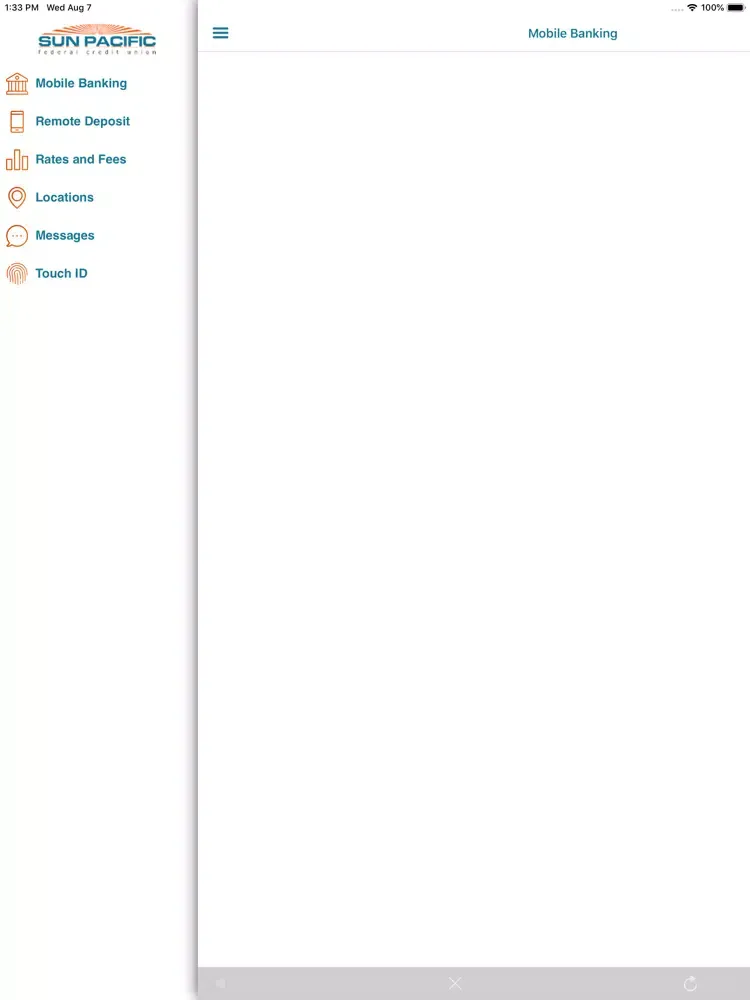 Sun Pacific FCU iPad  سکرین شاٹس