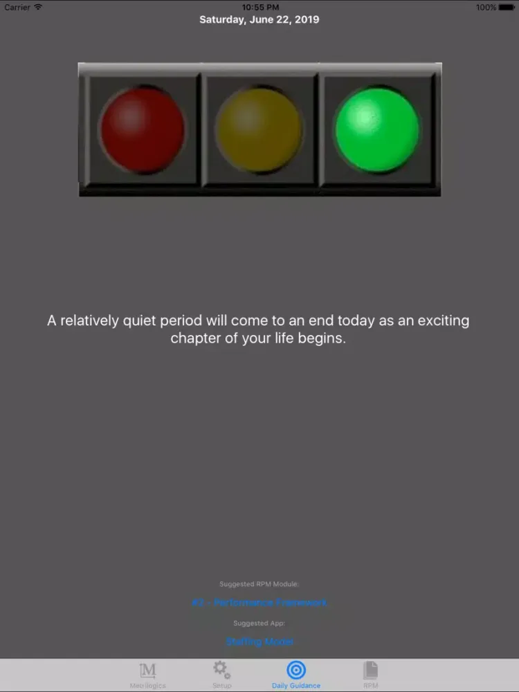 Capturas de pantalla de Daily Mentor iPad 