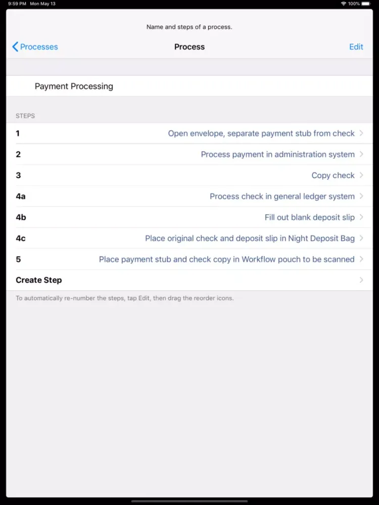 Process Writer iPad 应用截图