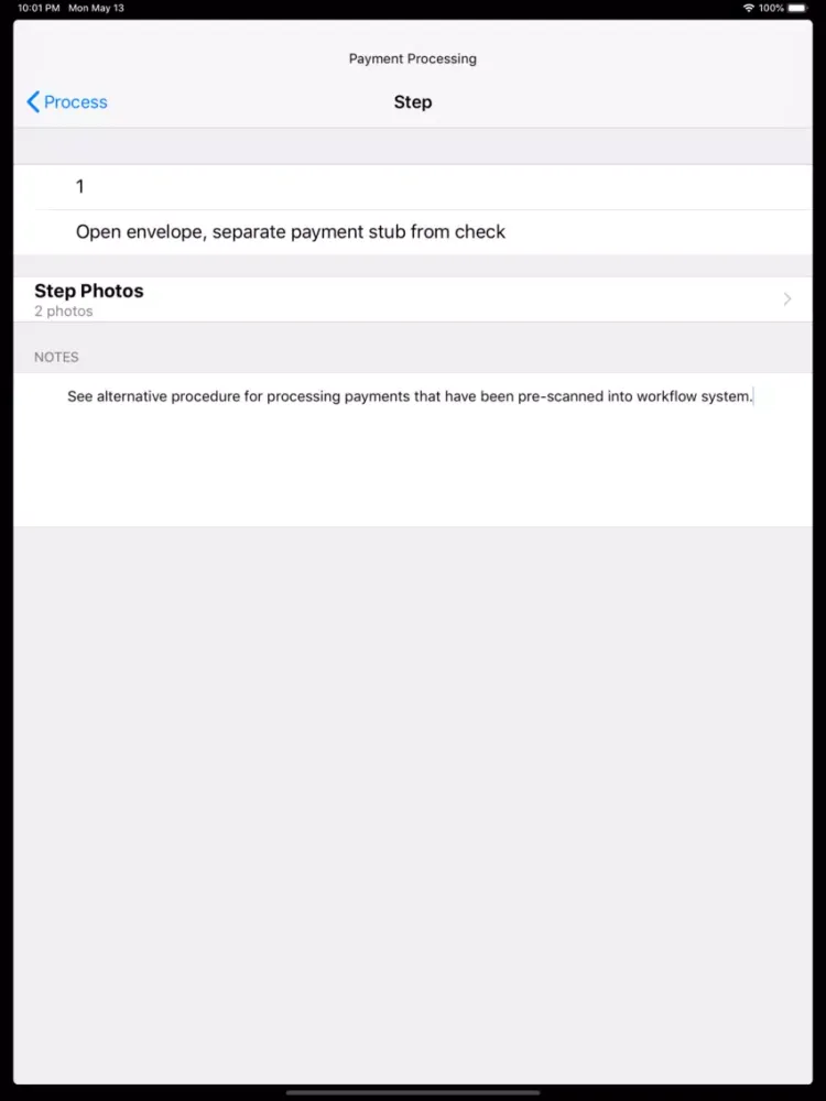Process Writer iPad 应用截图