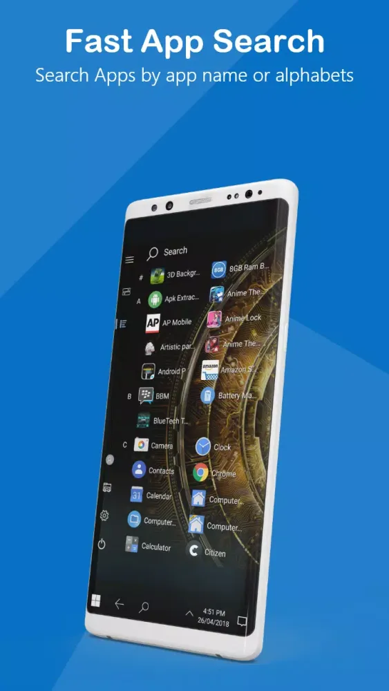 Tangkapan layar Metro 10 Launcher