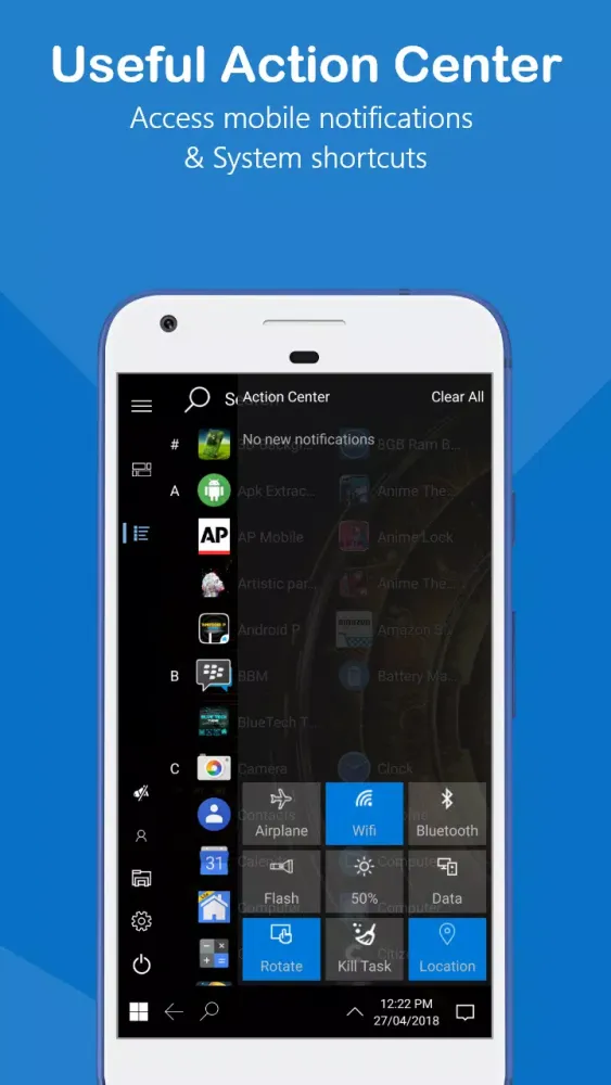 Tangkapan layar Metro 10 Launcher