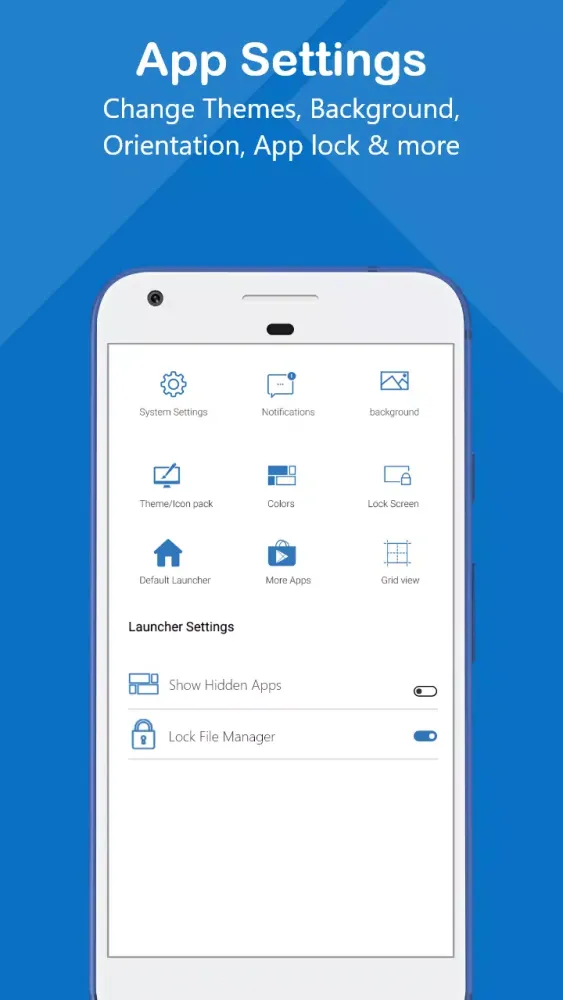 Tangkapan layar Metro 10 Launcher