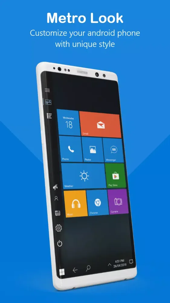 Tangkapan layar Metro 10 Launcher
