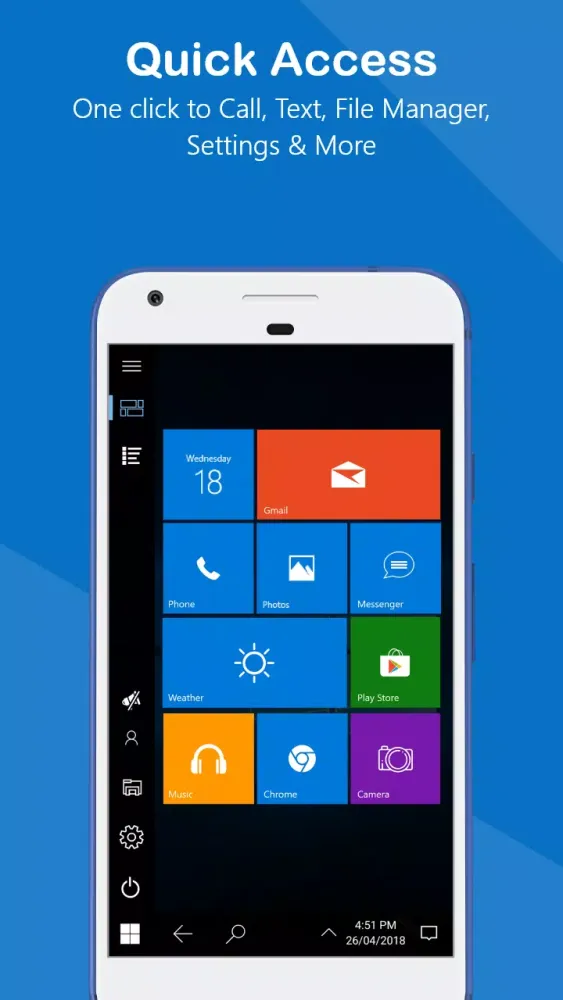 Tangkapan layar Metro 10 Launcher