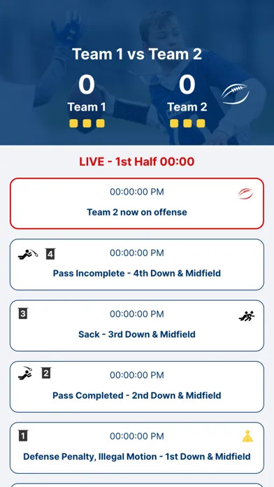 GameManager: Live Scorekeeping سکرین شاٹس
