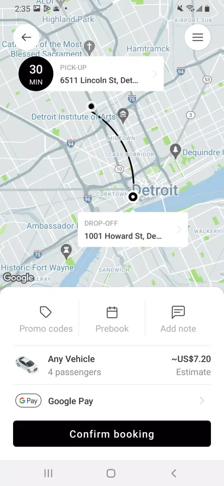 Metro Cab Detroit應用截圖