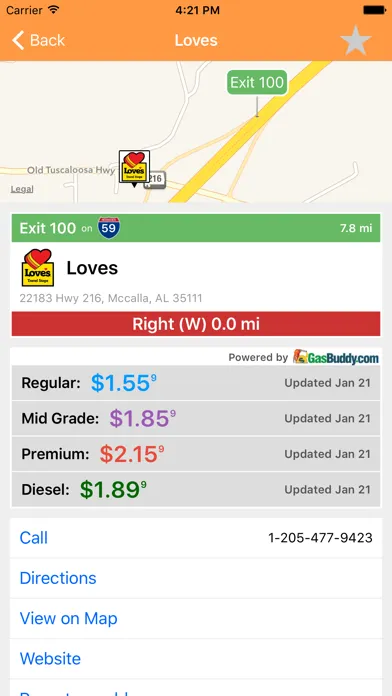 صور iExit Trucks: The Trucker's Highway Exit Guide