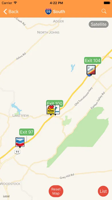 صور iExit Trucks: The Trucker's Highway Exit Guide