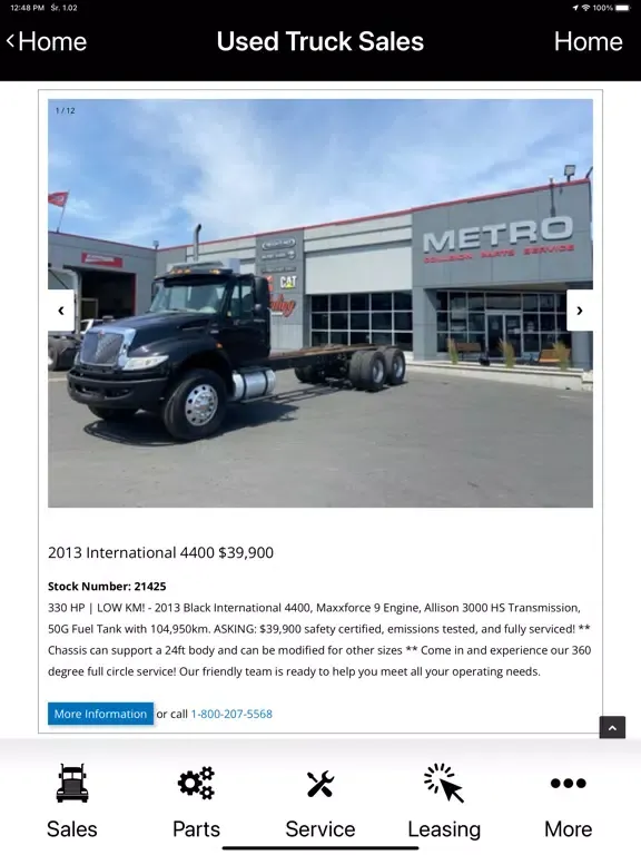 Metro Truck Group iPad  スクリーンショット