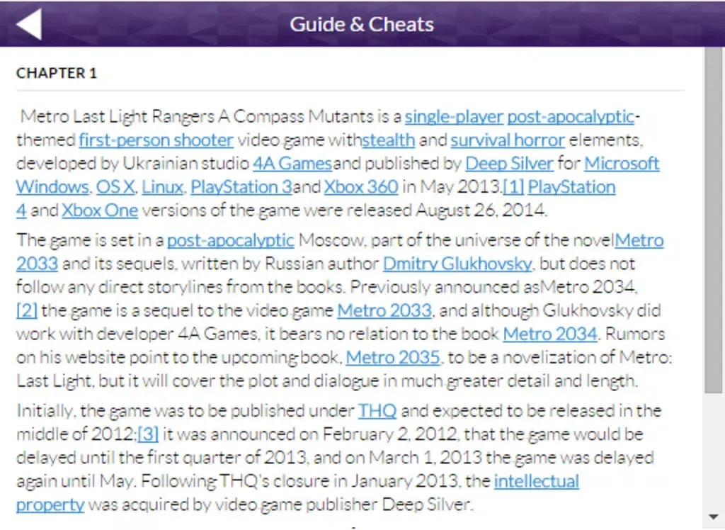 PRO - Metro Last Light Rangers a Compass Mutants Game Version Guide iPad  Screenshots