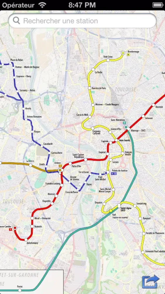 تصاویر MetroMap Toulouse