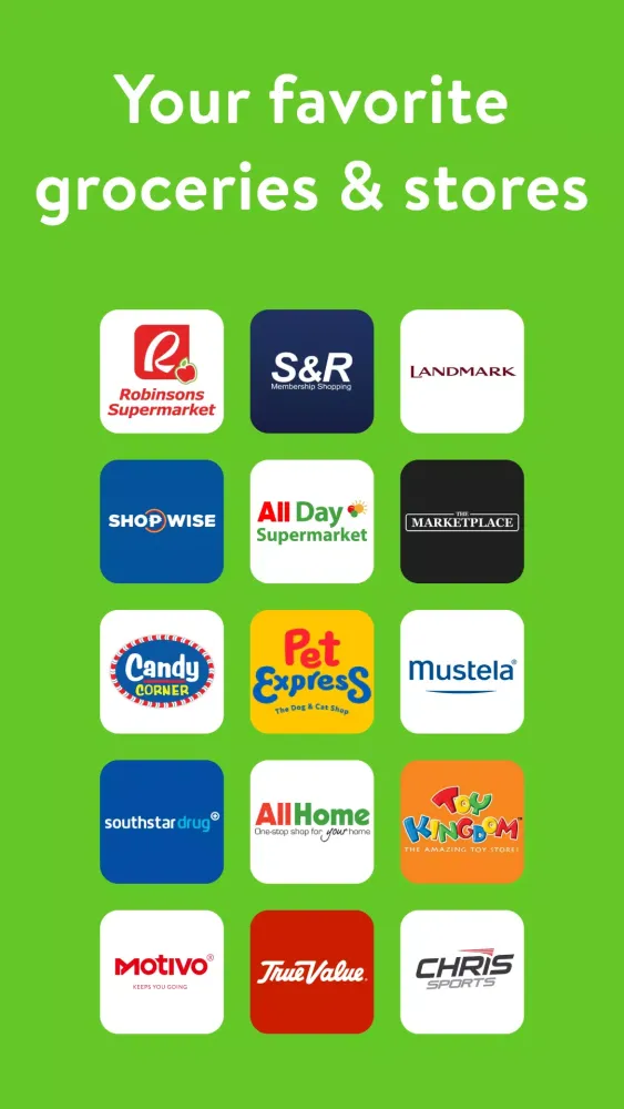 Capturas de tela do MetroMart