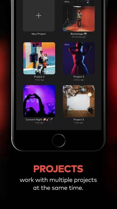 Captures d'écran de Pause - Video editor & Camera