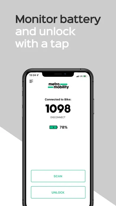 Ảnh chụp màn hình của Metro Mobility E-Bike Owner