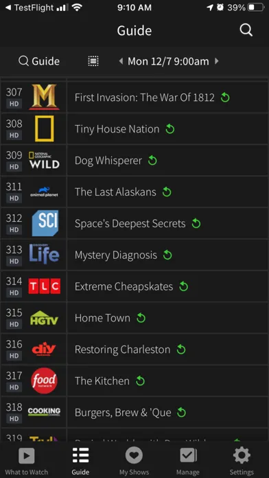 Zrzuty ekranu MetroNet TV Now