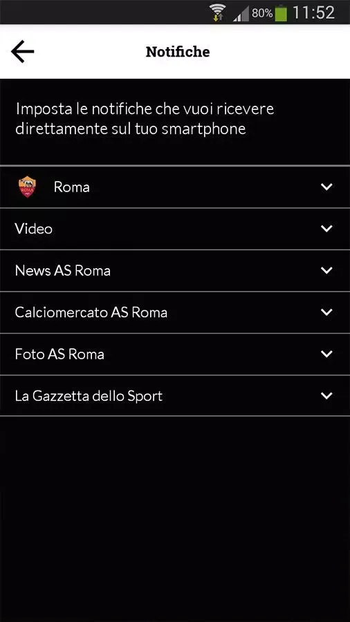Screenshot di Forzaroma.info