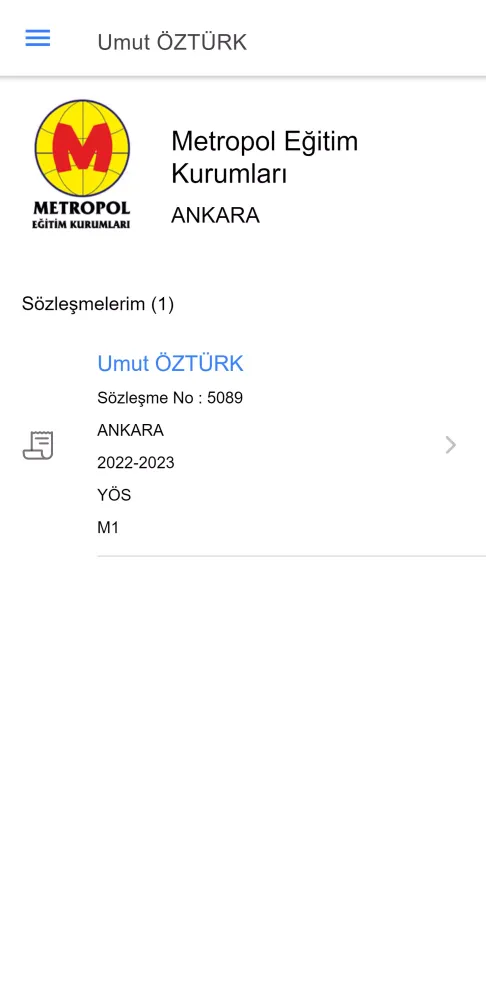 Zrzuty ekranu Metropol Eğitim