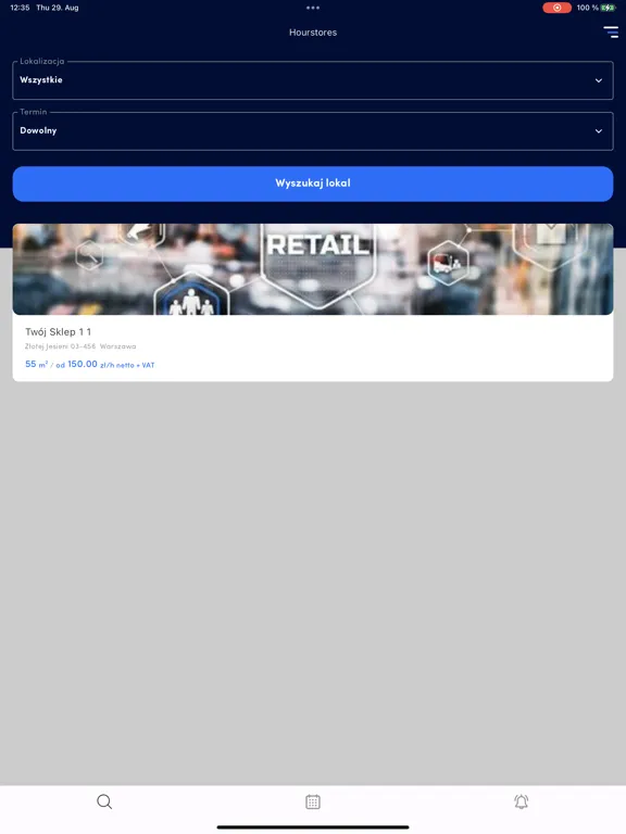 Hourstores iPad  Screenshots