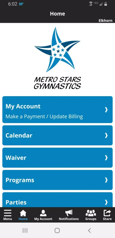 Metro Stars Gymnastics 스크린샷