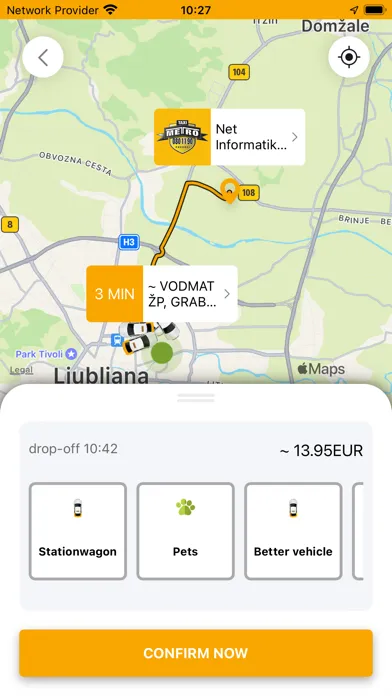 TaxiMetro Ljubljana Screenshots