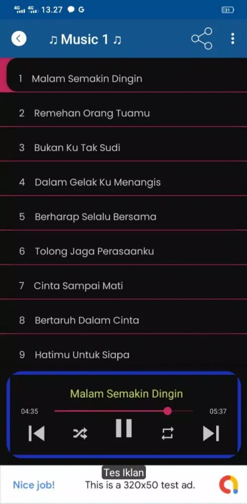 Zrzuty ekranu Mp3 Arief Full Album Offline