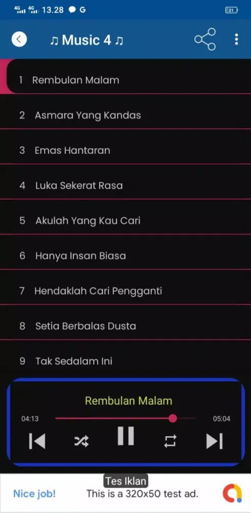 Zrzuty ekranu Mp3 Arief Full Album Offline