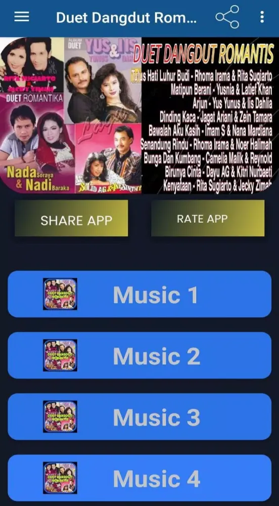 Duet Dangdut Lawas Offline Screenshots