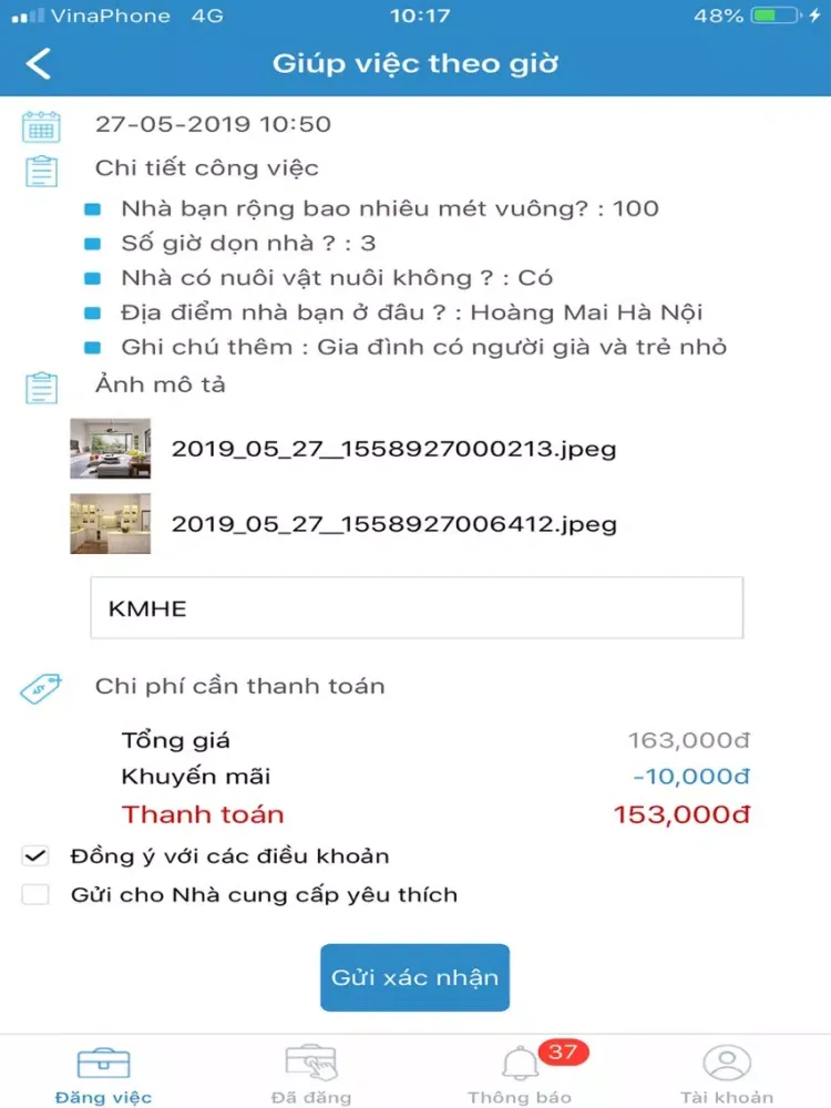 Screenshot di Metta-Gọi cơm chay, giúp việc iPad 