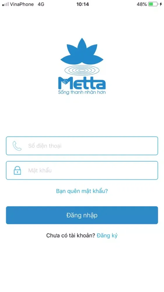 Screenshot di Metta-Gọi cơm chay, giúp việc