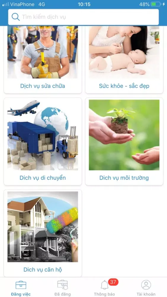 Screenshot di Metta-Gọi cơm chay, giúp việc