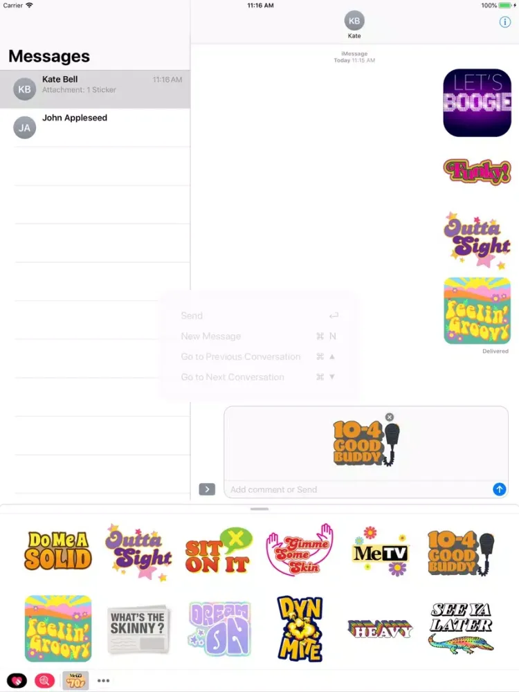 تصاویر MeTV's '70s Slang iPad 