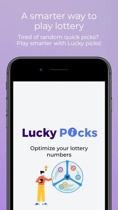 Captures d'écran de Lucky Picks - Lottery Advisor