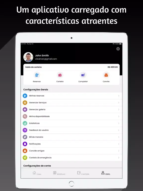 MeuApp! Drivers iPad  Screenshots