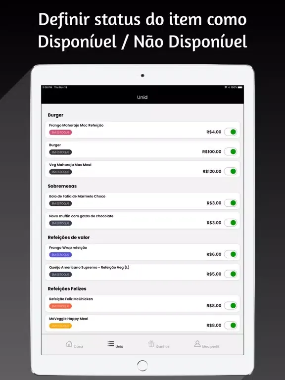 MeuApp! Lojas iPad  स्क्रीनशॉट