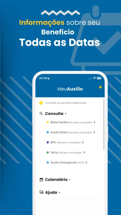 Meu Auxílio Screenshots