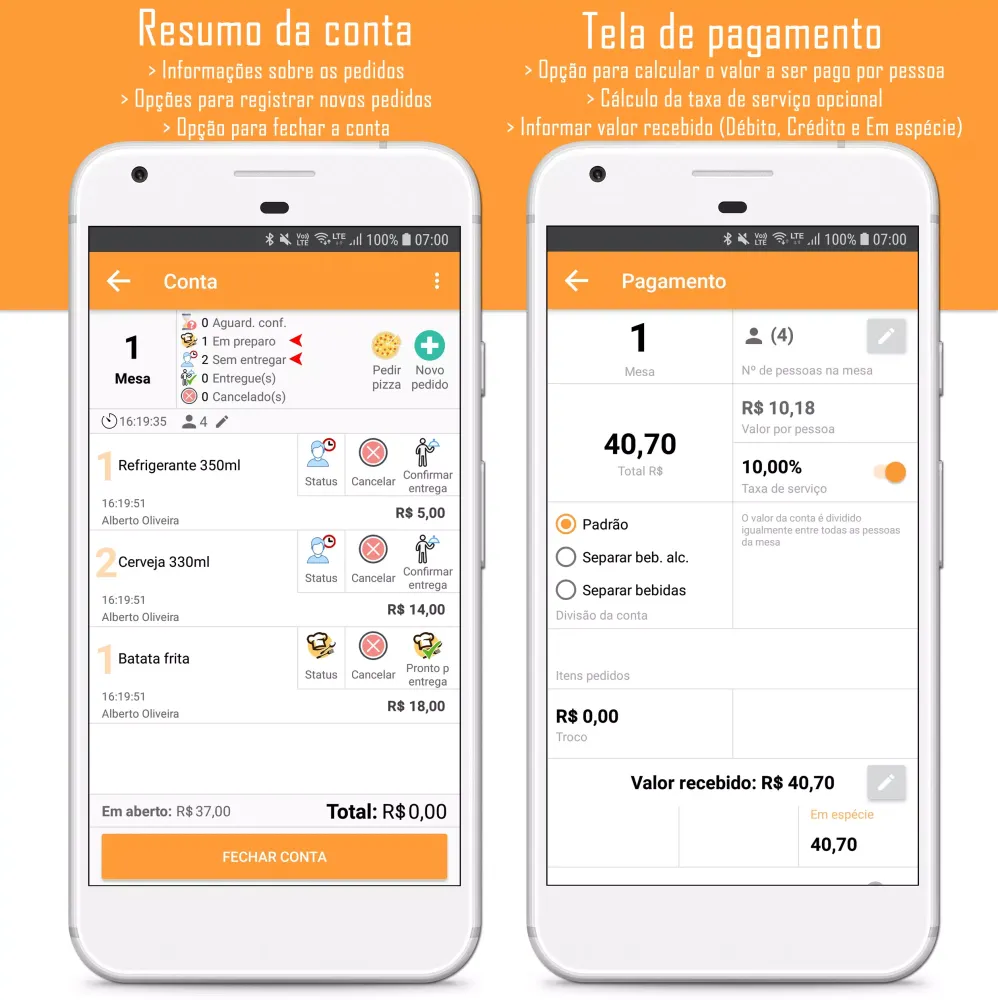 Meu Bar e Lanchonete Screenshots