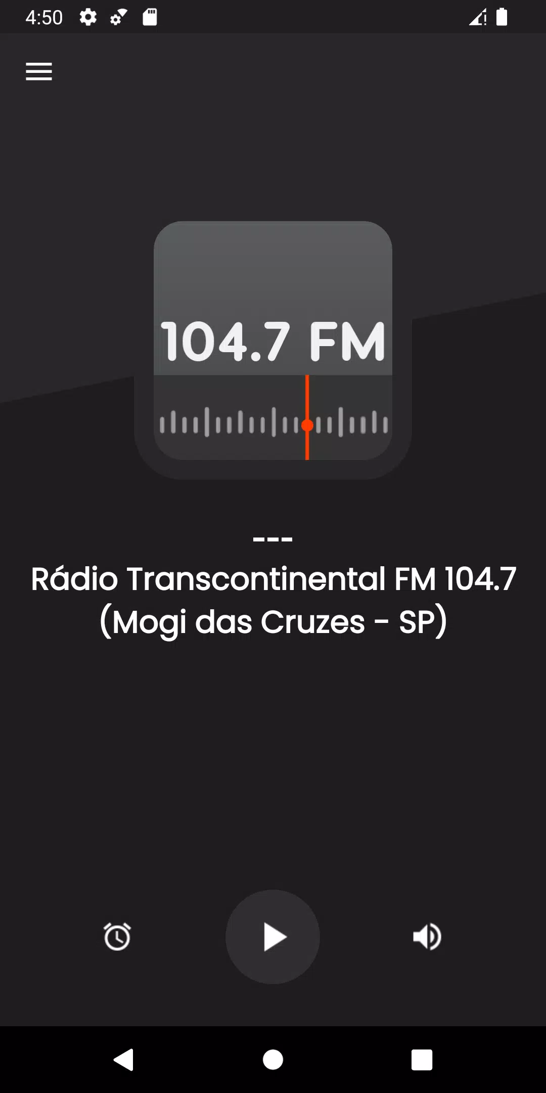 Rádio Transcontinental 104.7 Screenshots