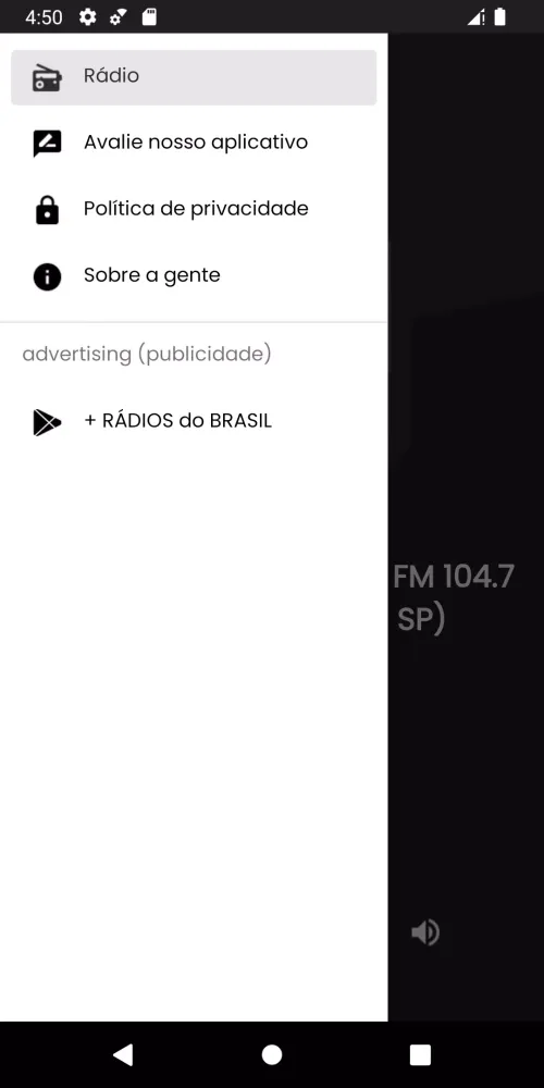 Rádio Transcontinental 104.7 Screenshots