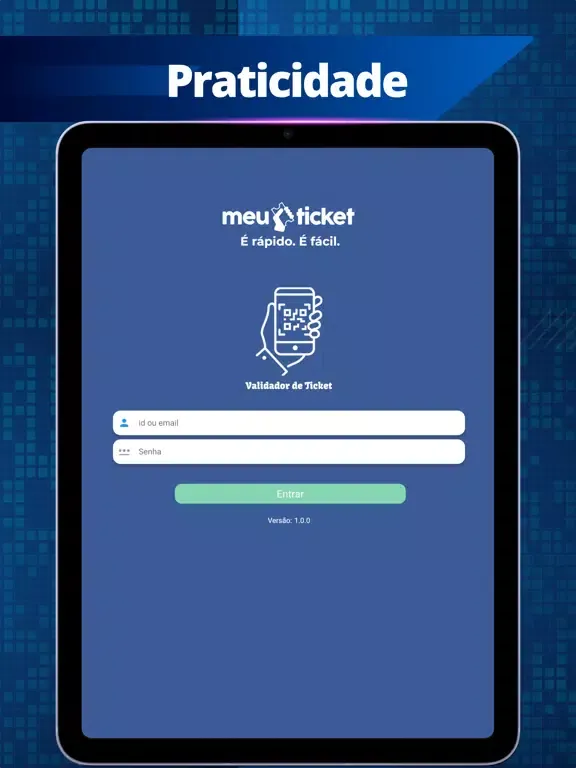 Screenshot di Meuticket iPad 