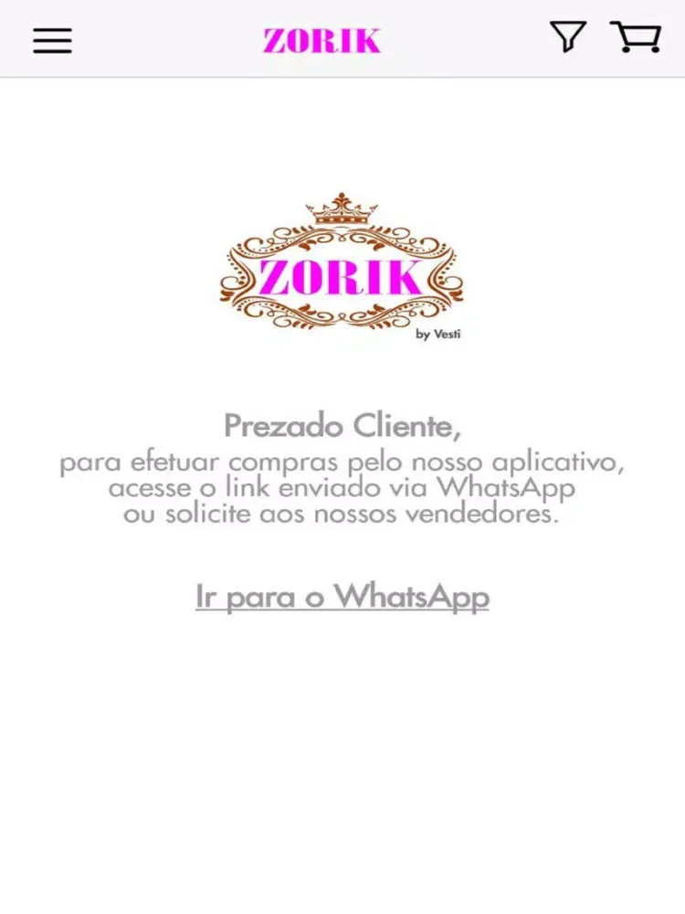 ภาพหน้าจอของ ZORIK iPad 