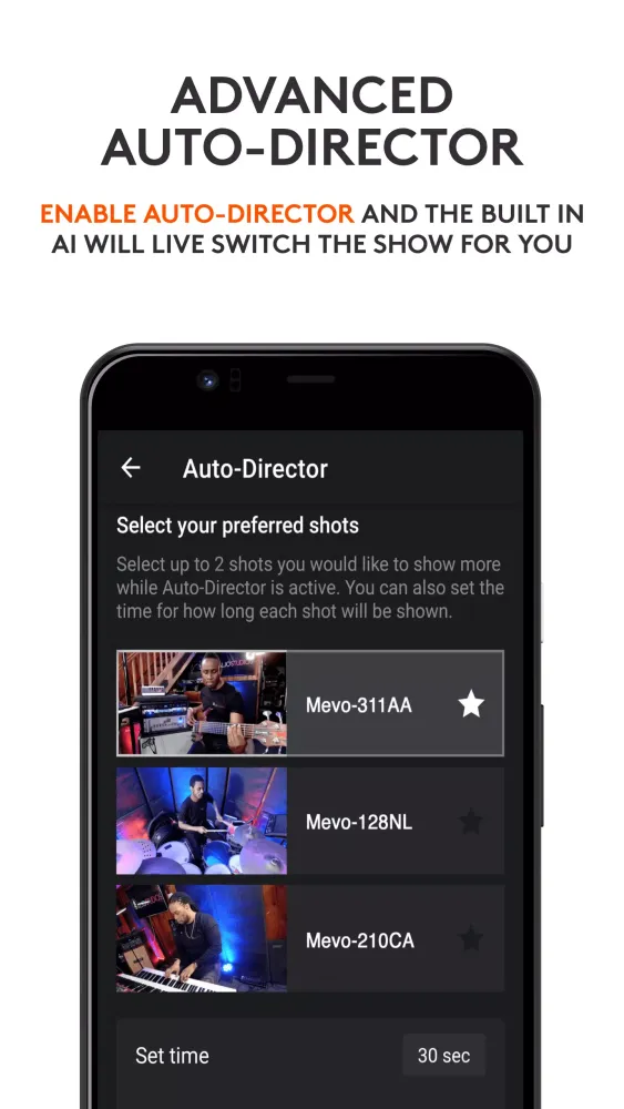 Logitech Mevo Multicam Screenshots